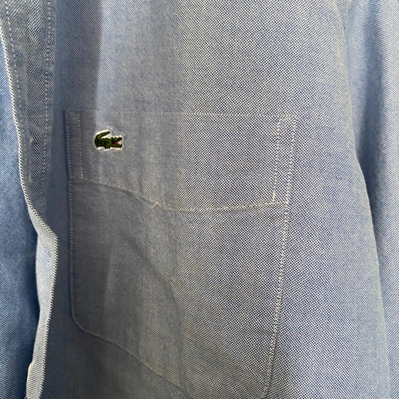 Lacoste regular fit cotton Oxford shirt - Picture 2 of 5